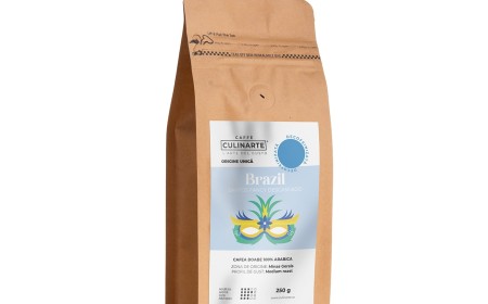 Cafea Boabe Prajita Decofeinizata SANTOS, 250 g