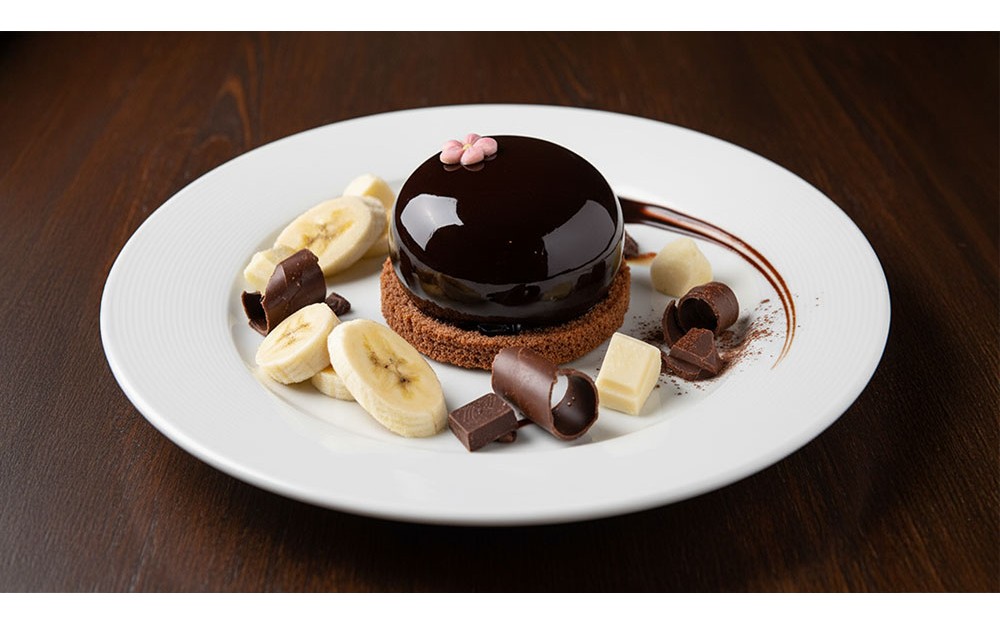 Mousse de ciocolată și banana