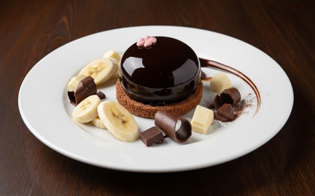 Mousse de ciocolată și banana