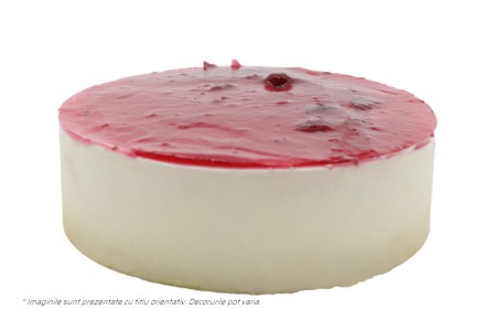 Tort Panna-Cotta cu Zmeura
