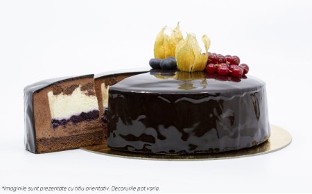 Tort Delight - Choco & Blueberry Desert cu Conținut Redus de Zahăr <5%